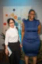 Maria Solorzano, Practice Manager and Monica Brayboy, LCSW, Therapist, Be Fehr Counseling