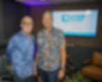 Ric Wanetik and Randy James, trustee at The Warten Foundation