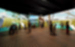 Guests experience the Everglades Theater featuring Lilly, an artificial intelligence-powered river otter, in Phase 1 of Build a Better World: The Future Begins with You at MODS.