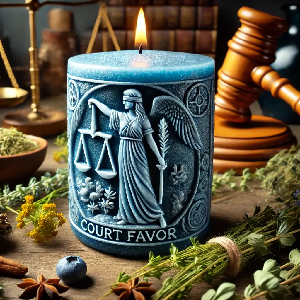 Two Candle - Legal Court Favor | Hoodoo Court Case Hoodoo the JUDGE