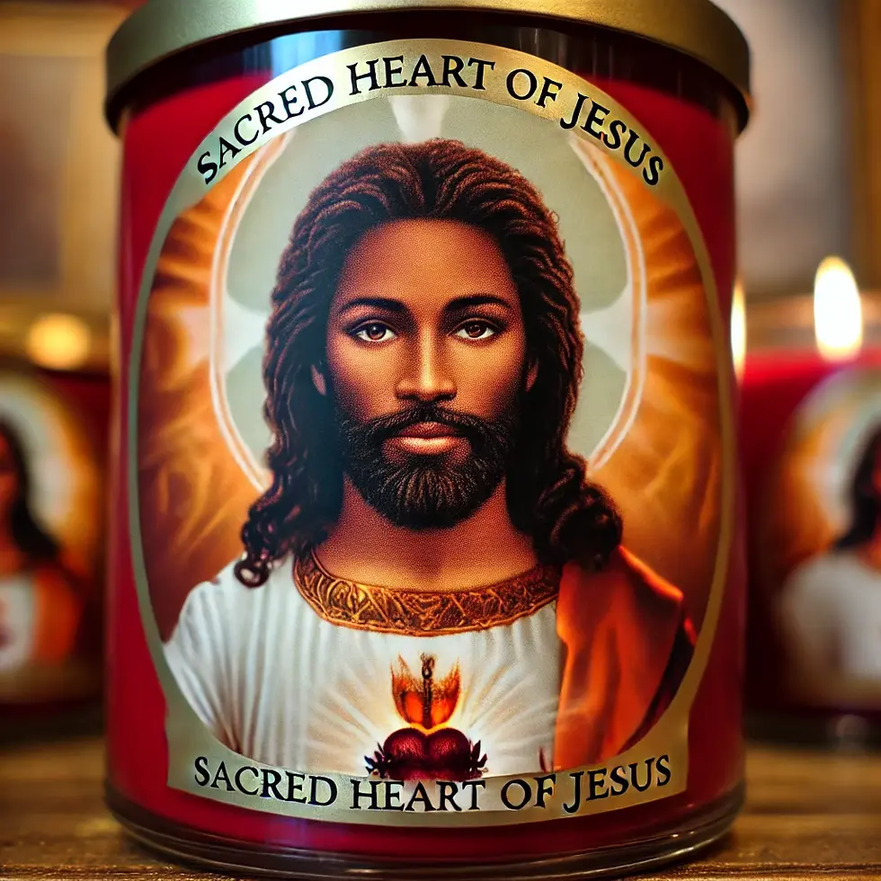 Thumbnail: Sacred Heart of Jesus Candle | Positive Light Hodoos Setting of Lights Hoodoo