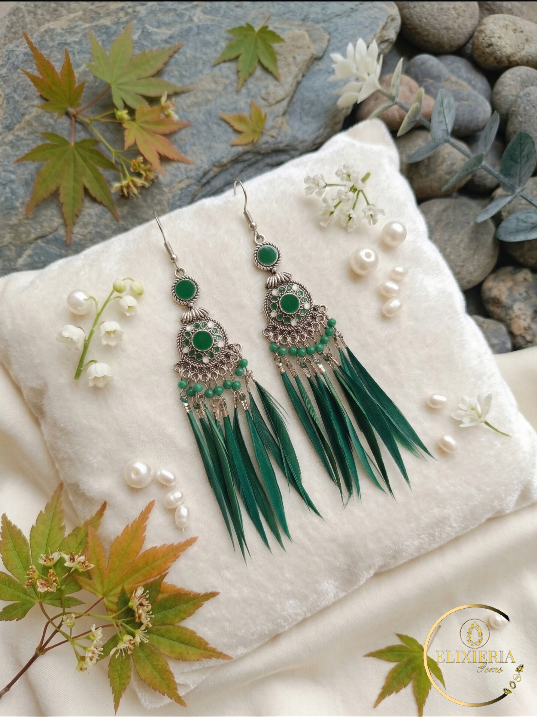 Baawari Boho Chandelier Earrings