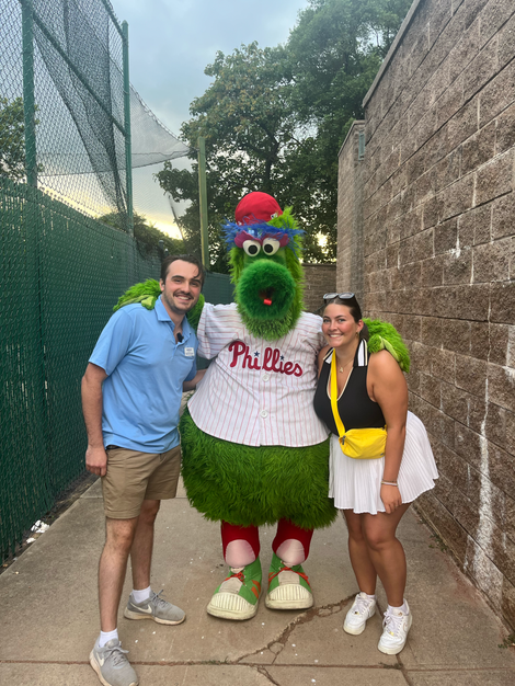 Andrew Meyers, Phillie Phanatic, Trenton Thunder
