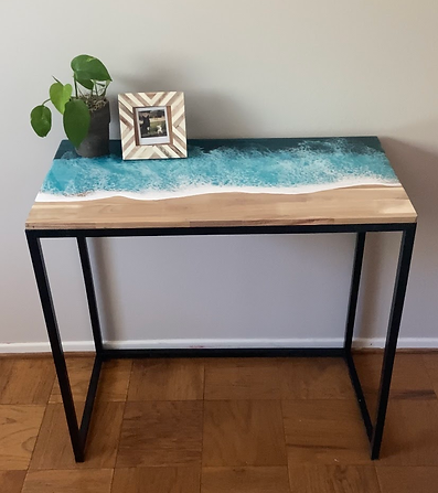 Monica's Ocean Resin Table