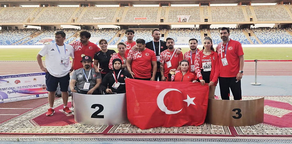 Para Atletlerimiz Fas'tan 6 Madalya ile Döndü