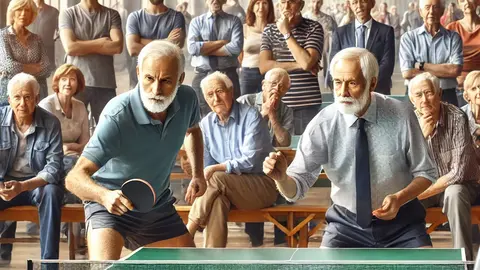 Mersin'de Uluslararası Veteran Masa Tenisi Turnuvası Düzenlendi