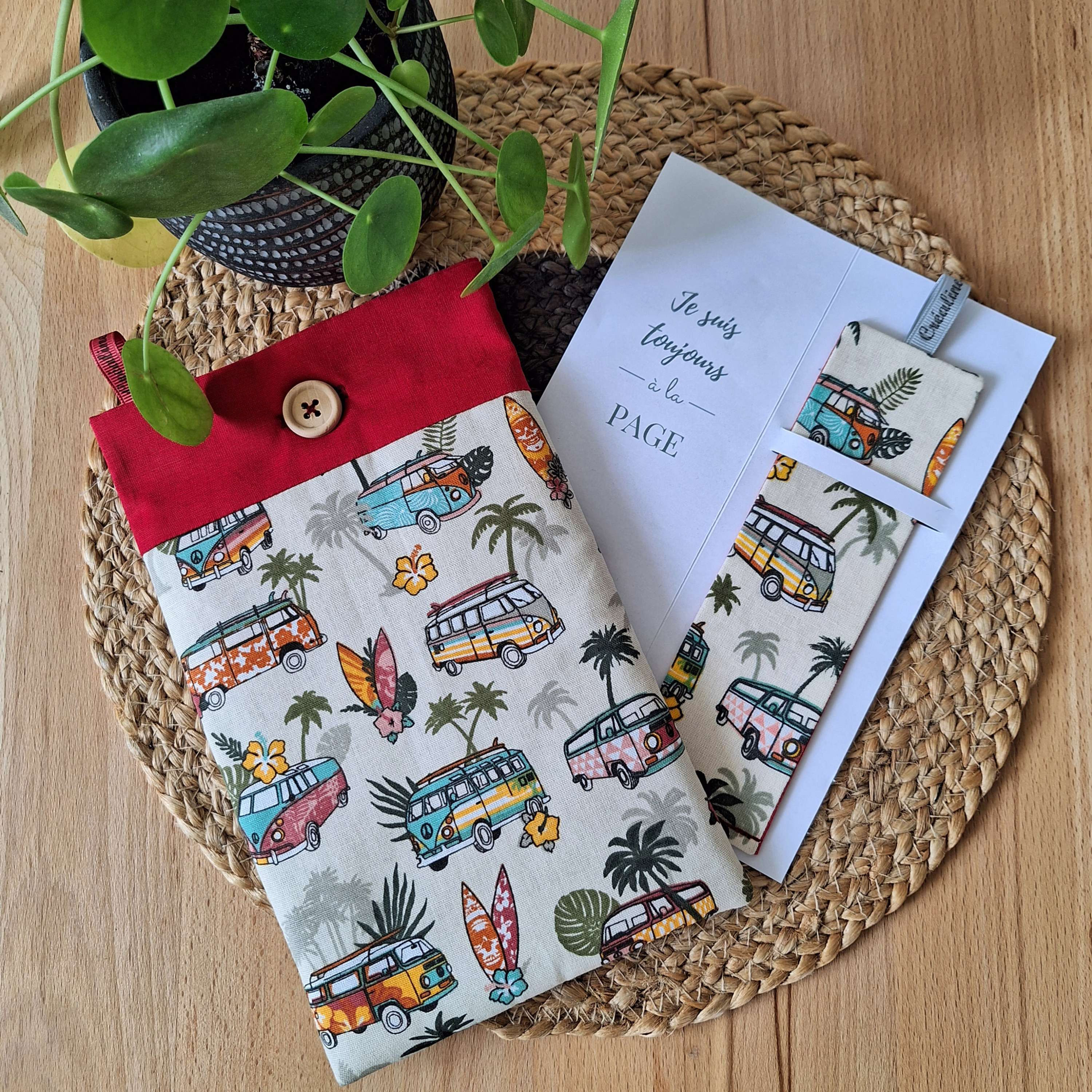 Pochette à livre SURF & VAN VW