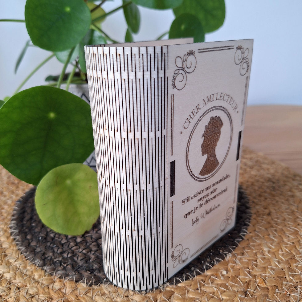 Miniature : Pot pour Marque-pages, Livre bois BRIDGERTON