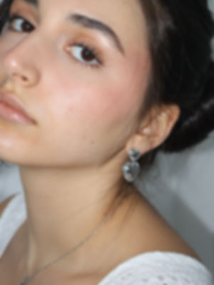 Heart for two earings