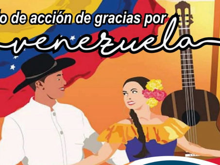 Oración y Acción de gracias por Venezuela (Invitación externa)