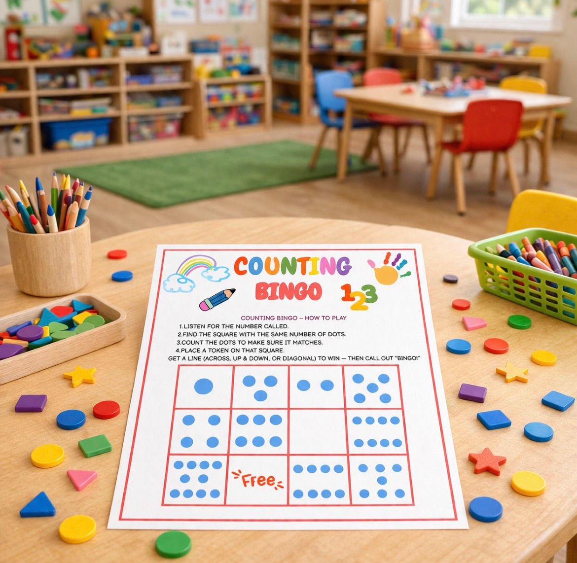 Counting Bingo Game