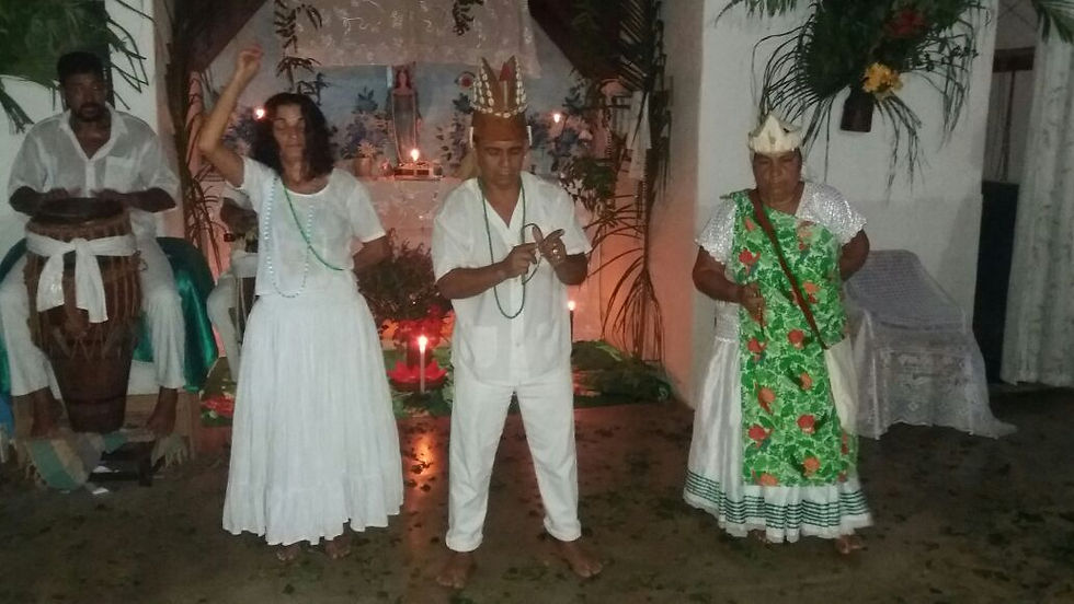 Filhos incorporados com Oxosse, na Umbanda