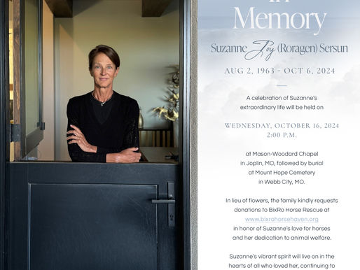 In Loving Memory of Suzanne Joy Roragen