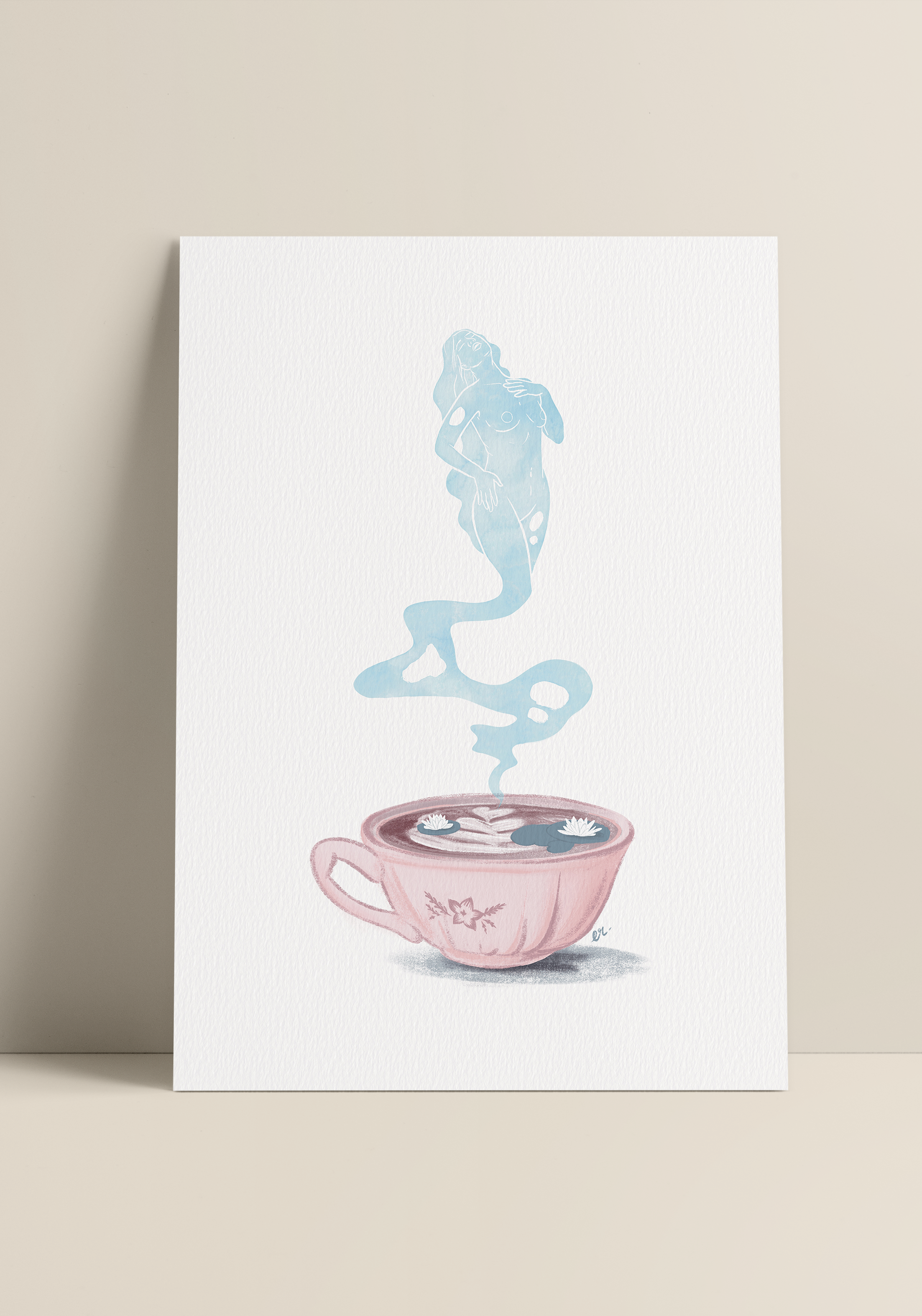 Affiche illustrée "L'éveil du printemps"