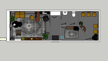 Projet d'aménagement et de décoration - cabinet de psychologie