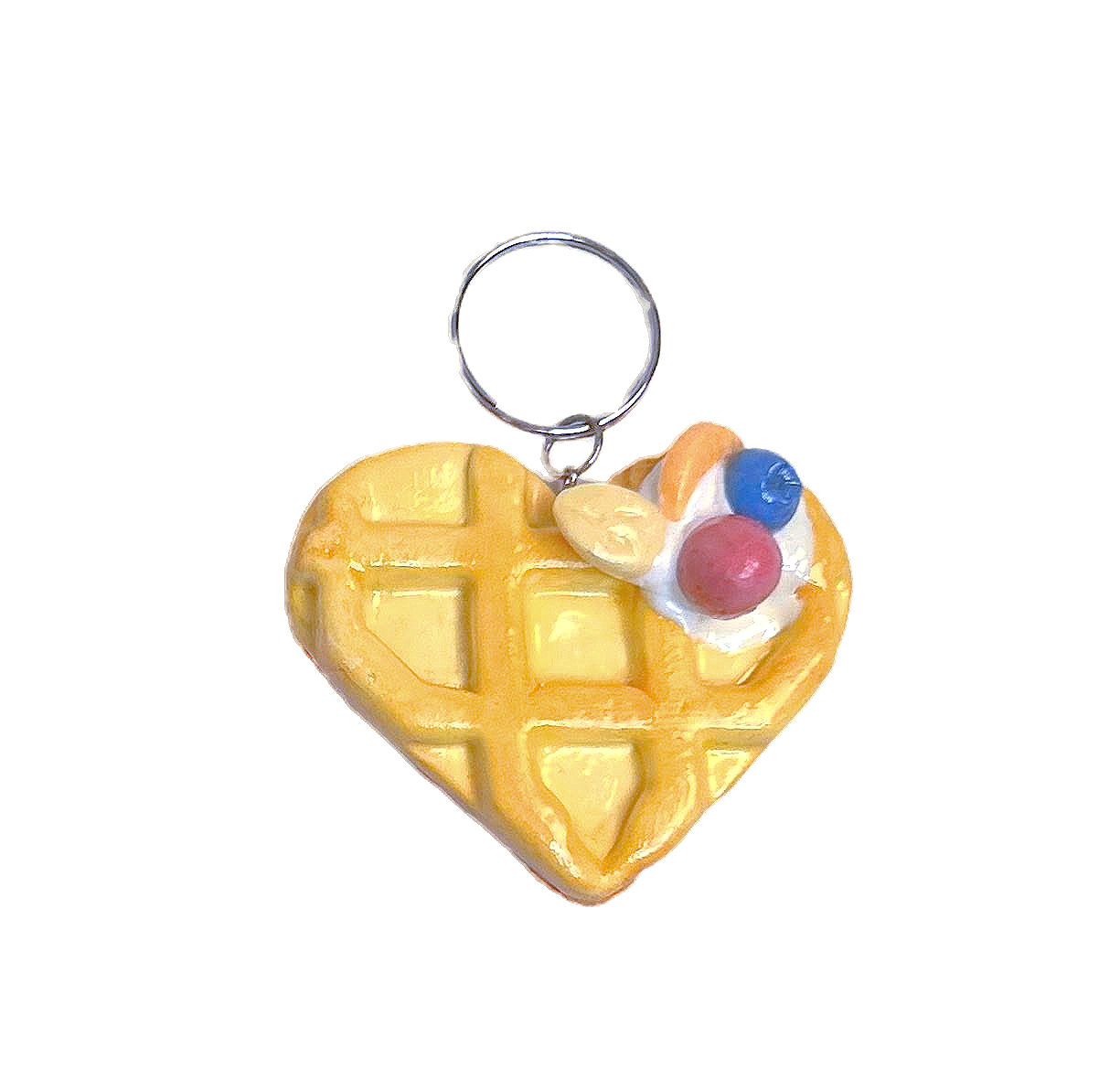 Fruity Heart Waffle Charm