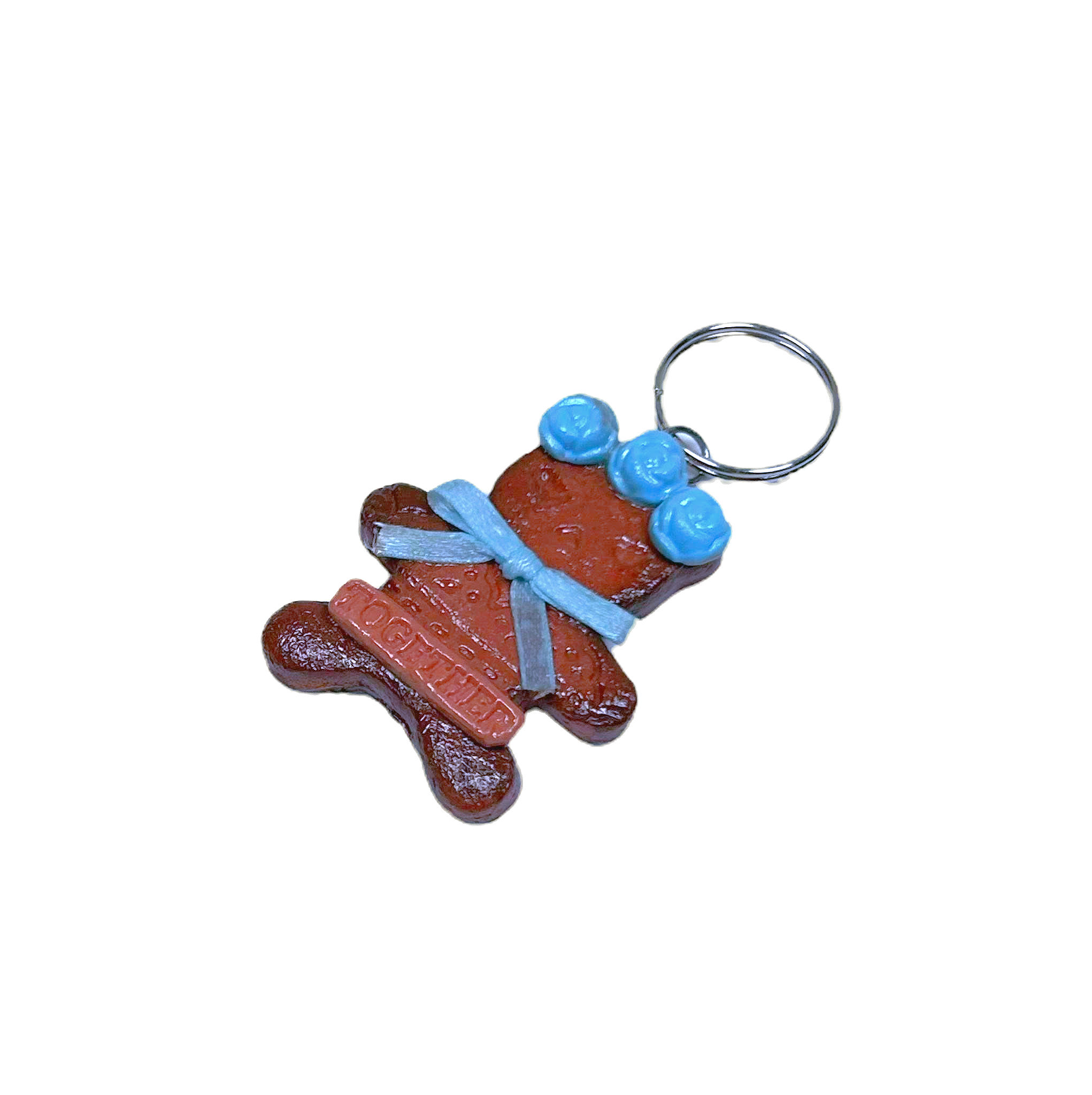 Blue Roses Chocolate Cookie Charm