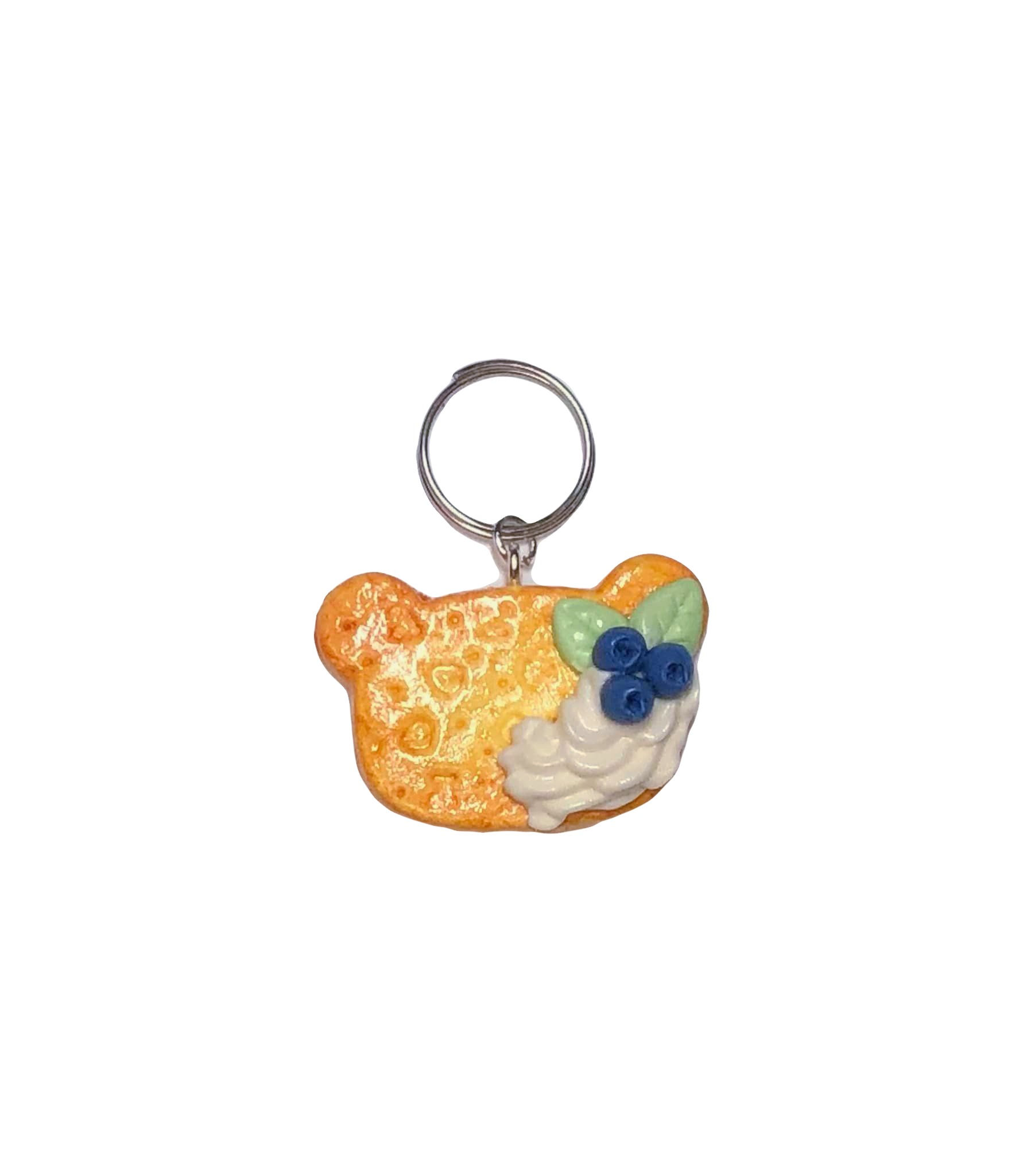Blueberry and Cream Bear Cookie Charm