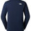 Miniature : MEN'S L/S SIMPLE DOME TEE SUMMIT NAVY