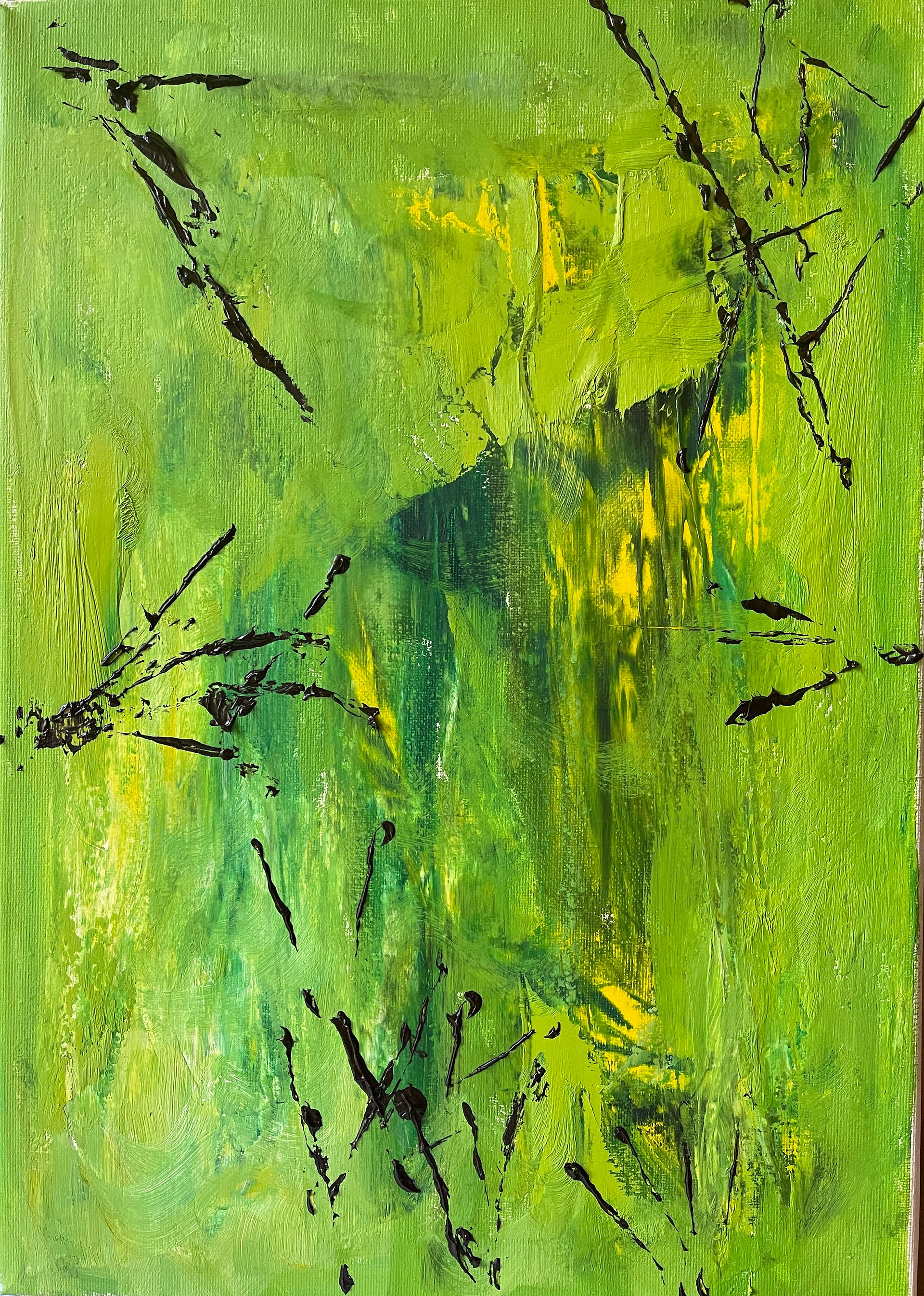 traces I: oil on canvas 30x35cm