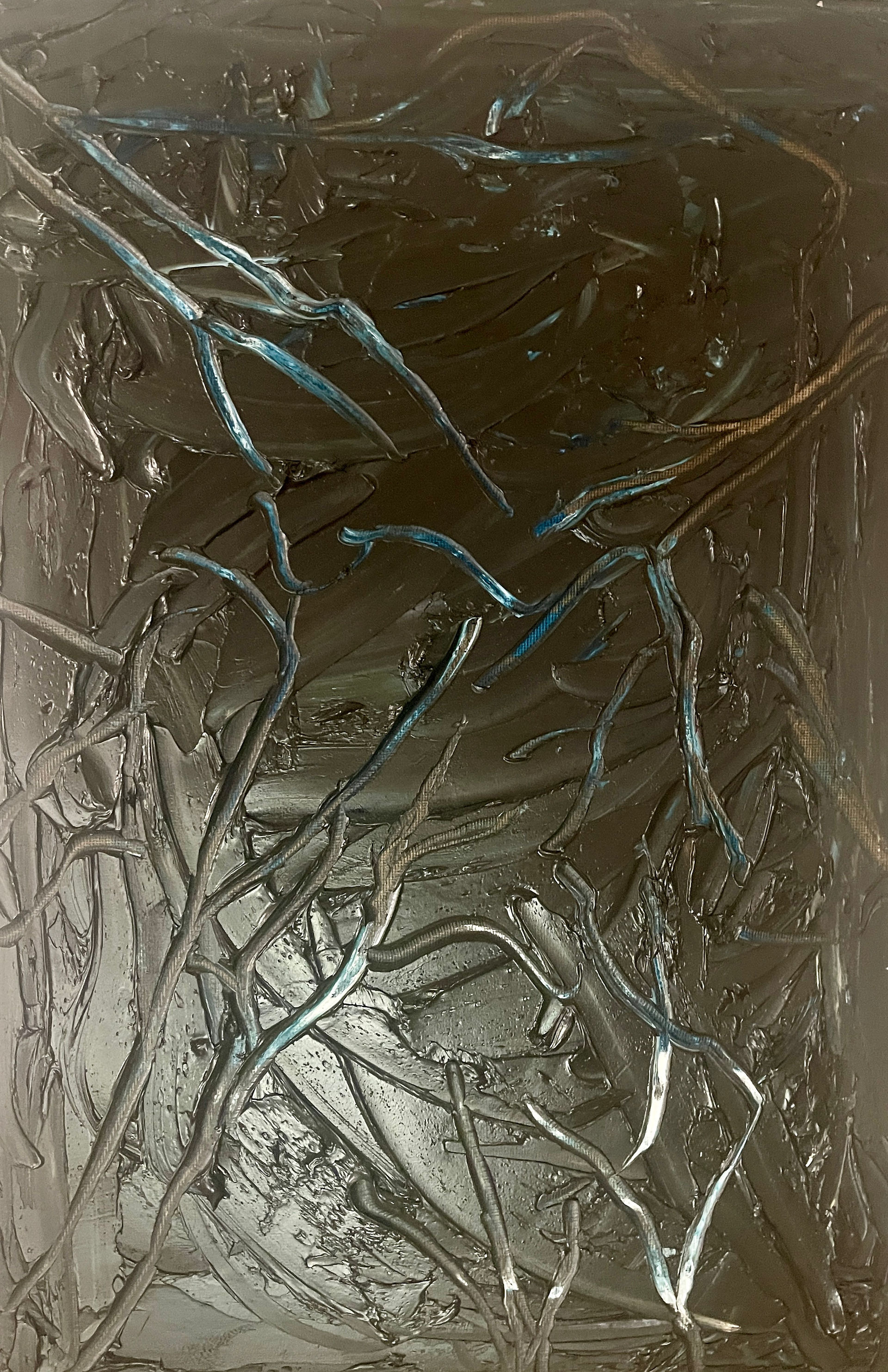 traces II: oil on canvas 30x35cm