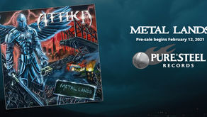 ATTIKA RELEASES OFFICIAL LYRIC VIDEO - "METAL LANDS"