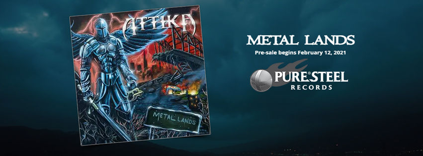 ATTIKA RELEASES OFFICIAL LYRIC VIDEO - "METAL LANDS"