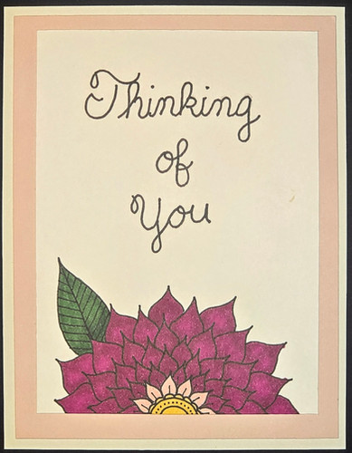 Thinking Of You With Watercolor Roses" Greeting Card For Sale By EmDamArt