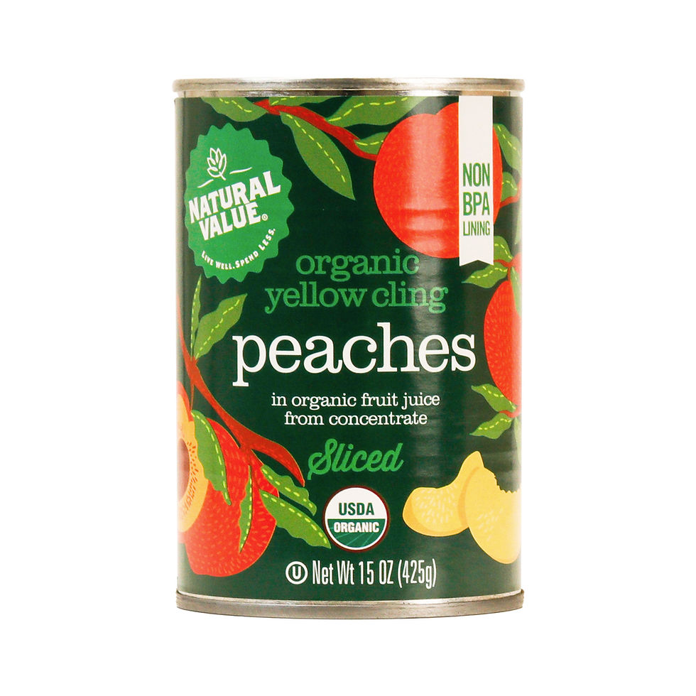 Thumbnail: Organic Peaches Slices 15oz 4pk