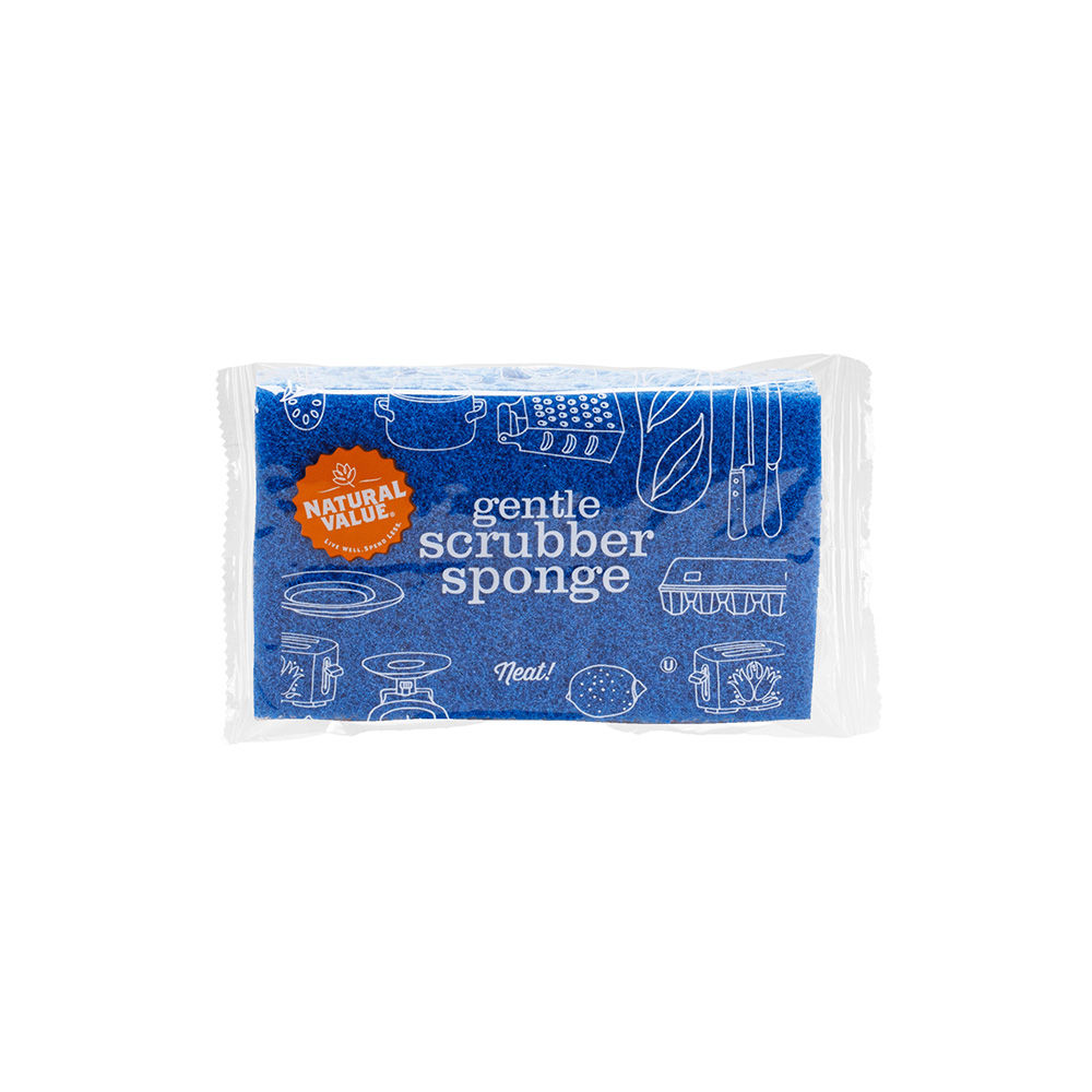 Gentle Scrubber Sponges 1ct 4pk