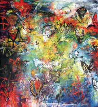 Time on Fire, 2006, 72” x 60”, Oil, graphite on canvas_edited.jpg