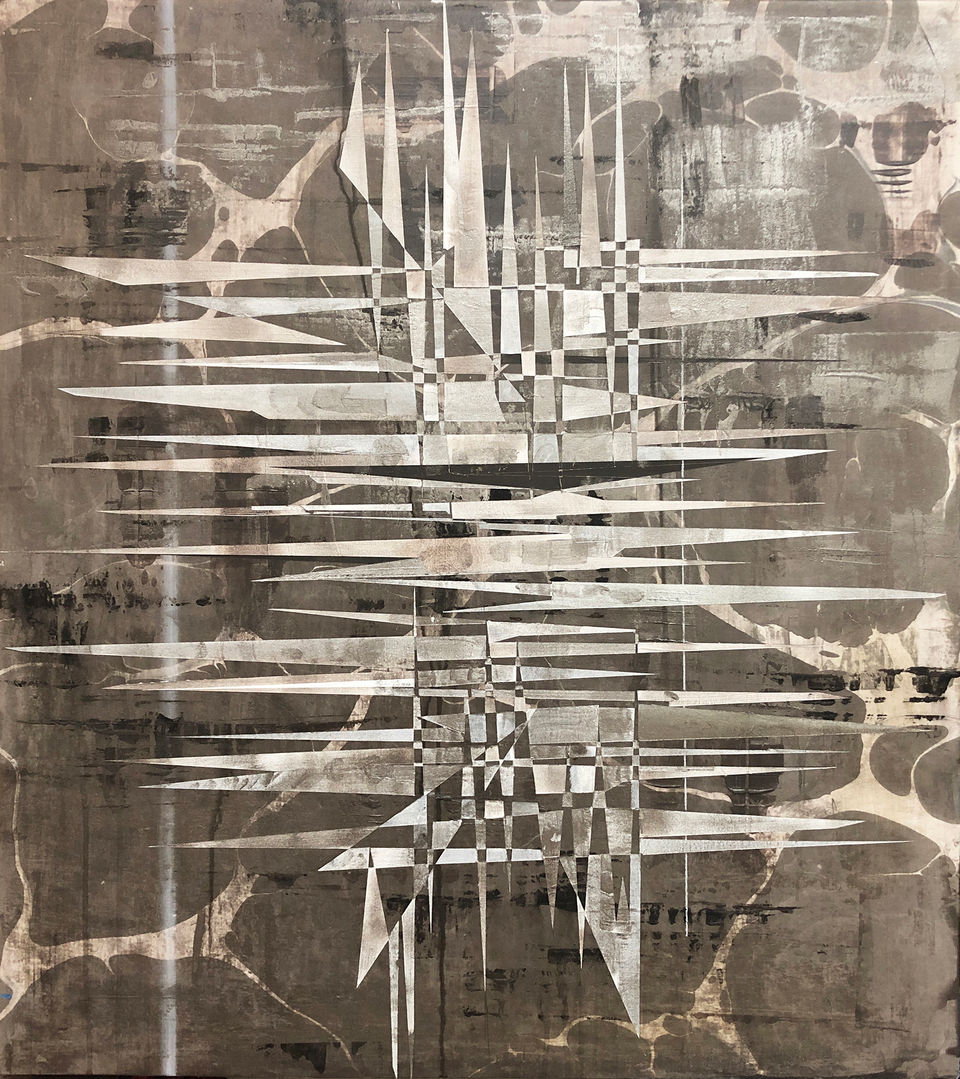 Quiver #20, Acrylic on Canvas, 36x 32, 2019.jpg