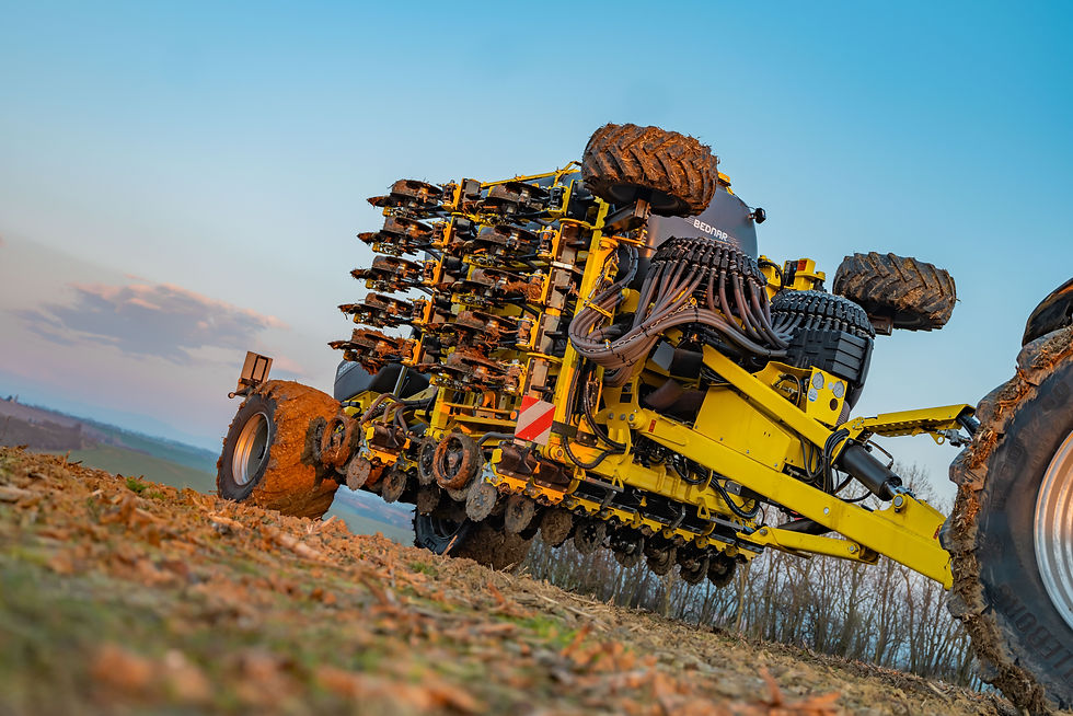 сівалка BEDNAR_DIRECTO_NO_6000 працює в полі