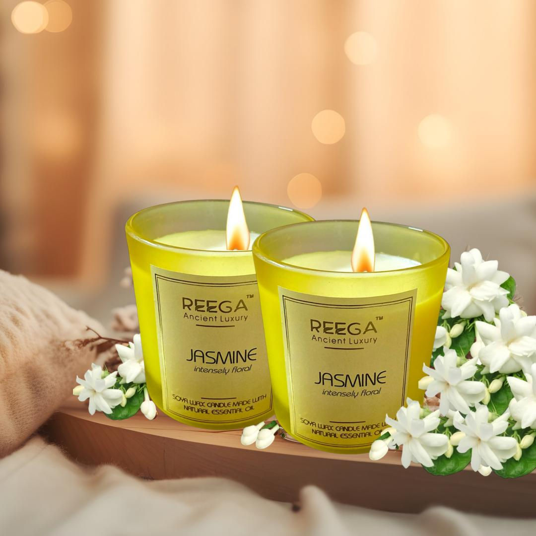 Jasmine Natural Wax Candle