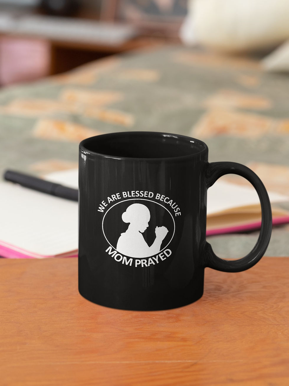 Thumbnail: WE ARE BLESSED BECAUSE MOM PRAYED - COFFEE CUP