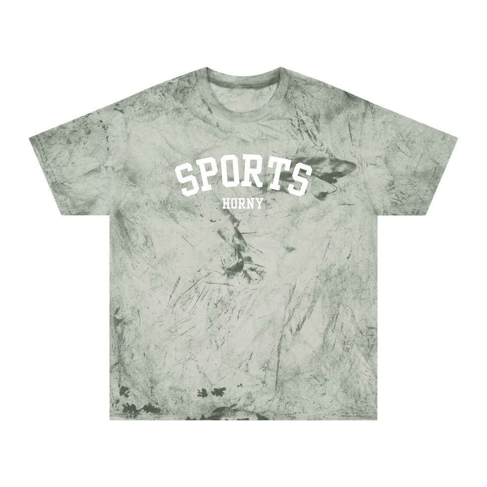 Thumbnail: Sports Horny Game Day Tie-Dye Tee