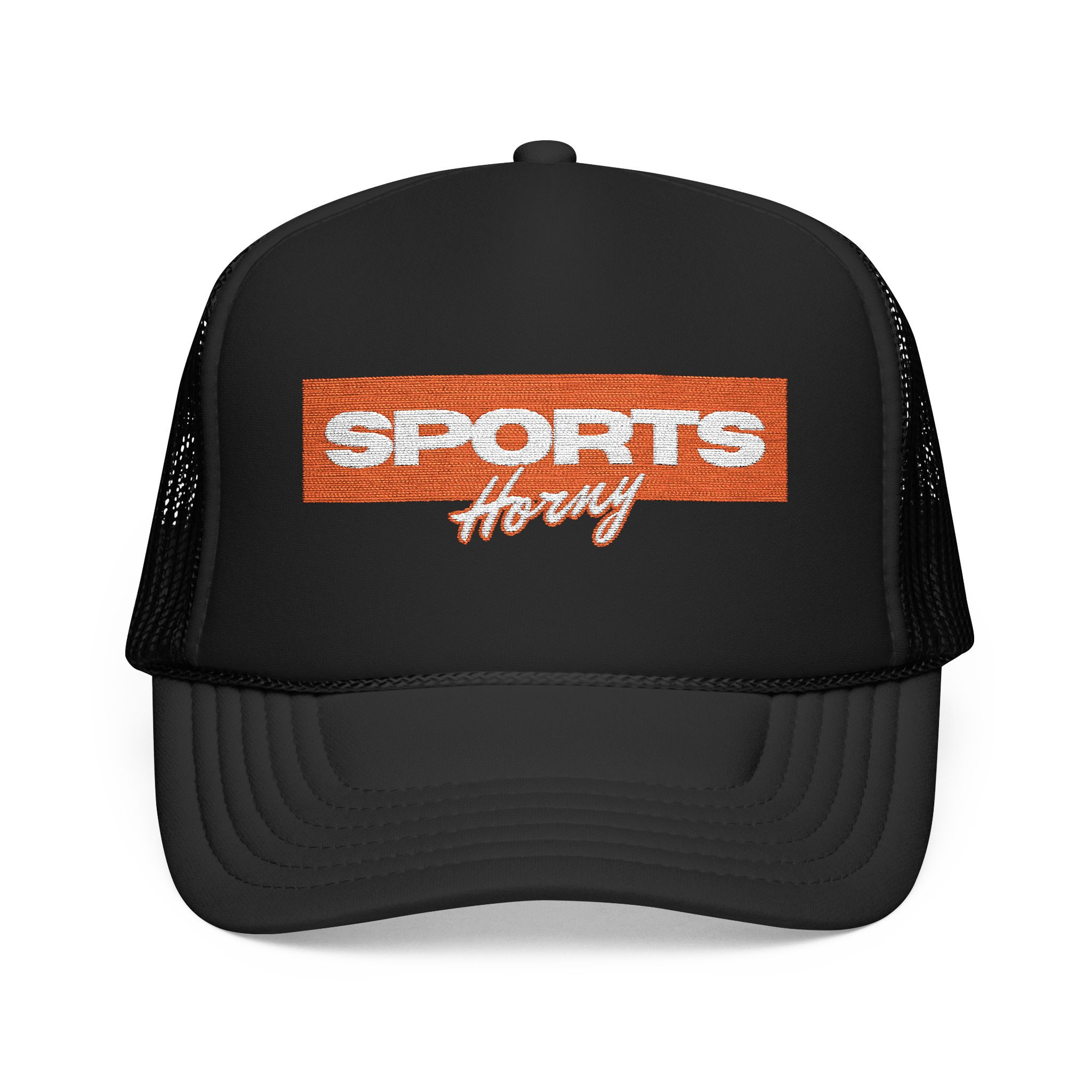 Sports Horny Big Bold Trucker Hat