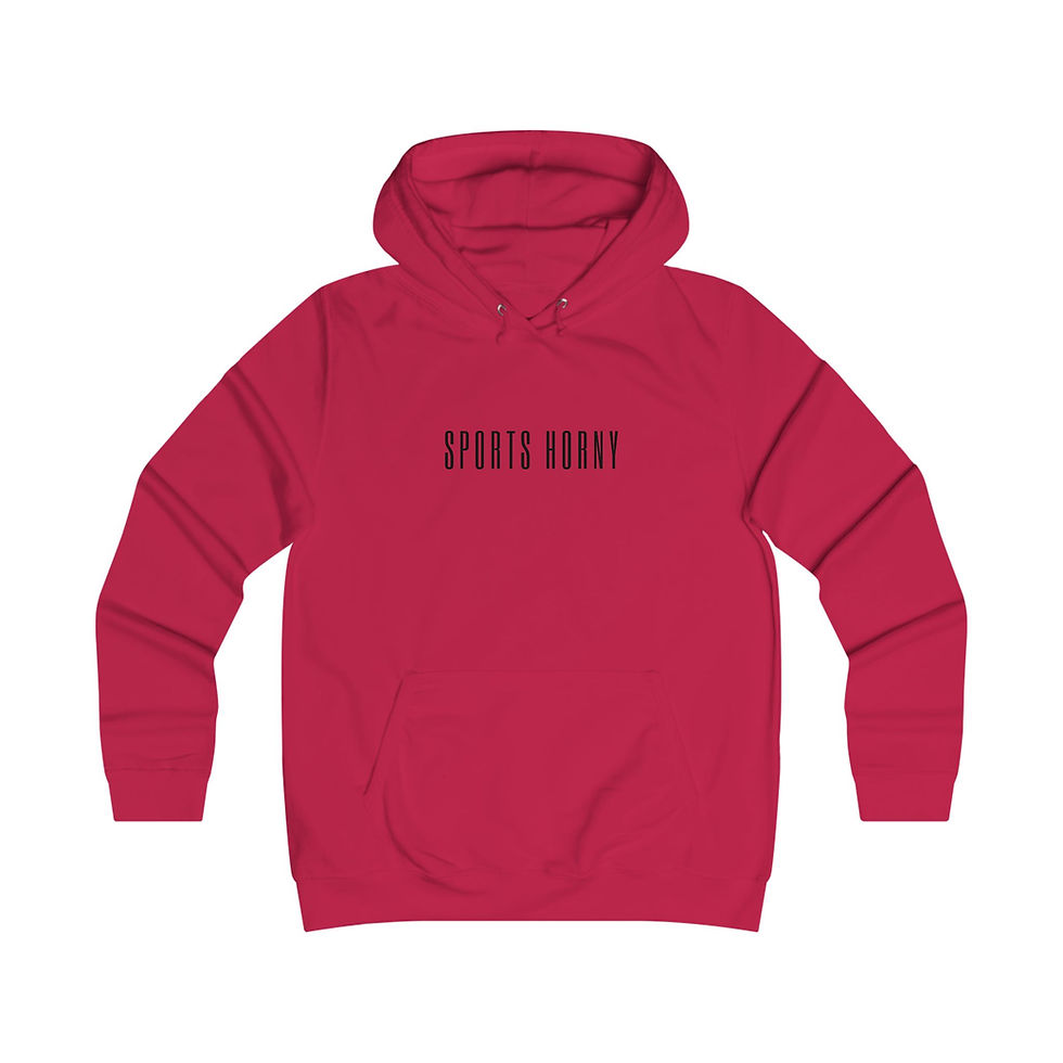 Thumbnail: Sports Horny Girlie College Hoodie