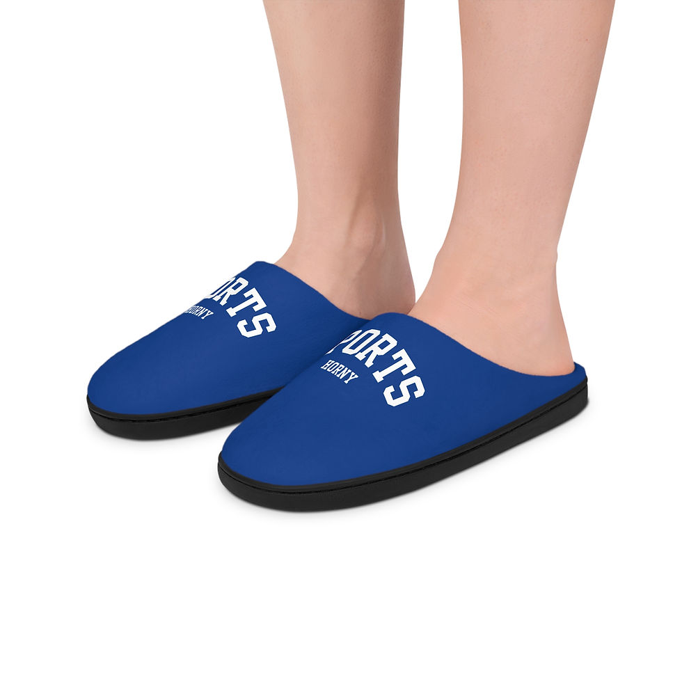 Thumbnail: Sports Horny Game Day Men's Indoor Slippers