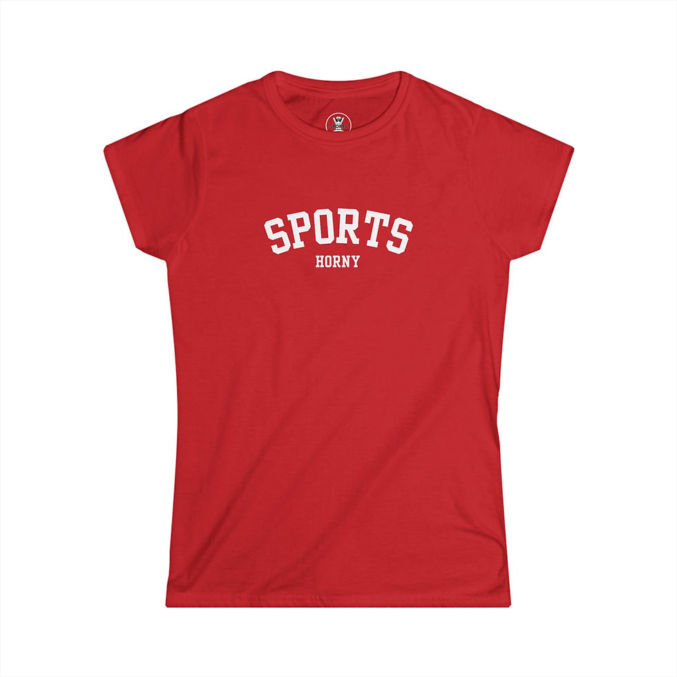 Thumbnail: Sports Horny Women Game Day Tee