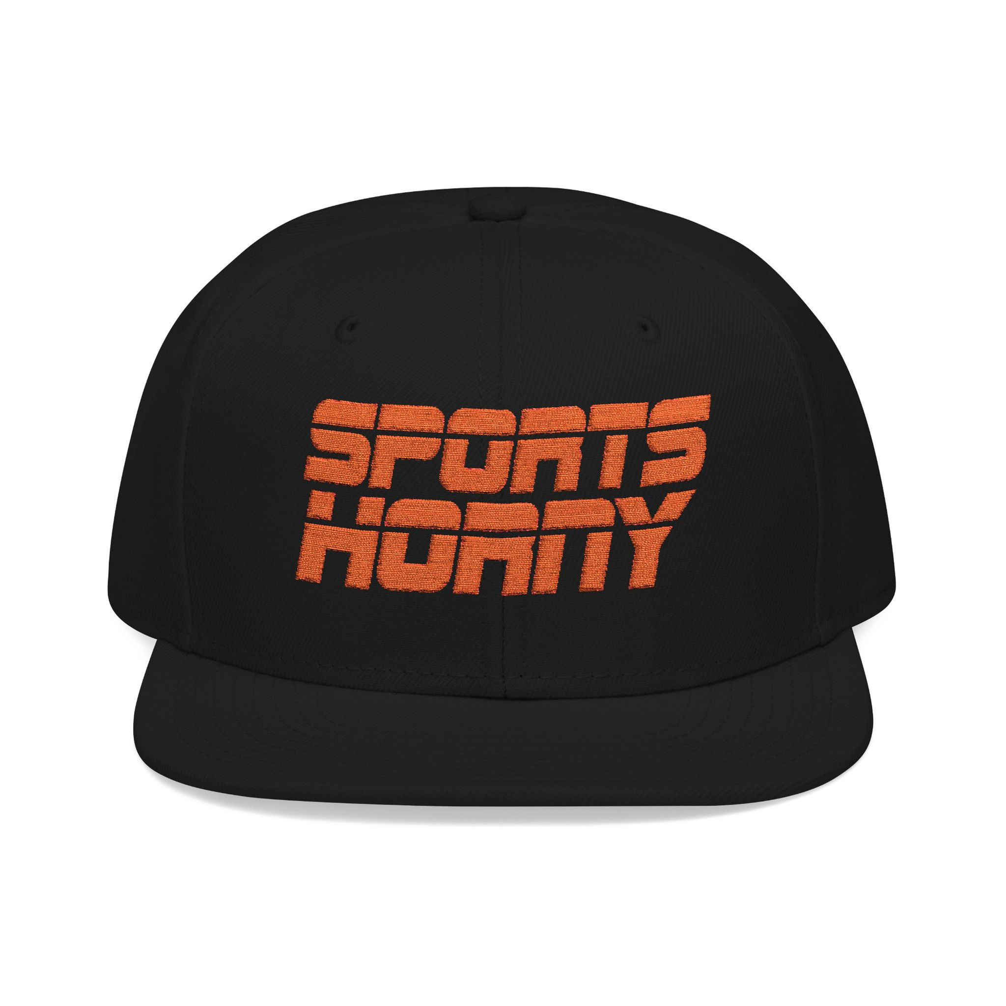 Sports Horny (ESPN Text) Embroidered Flat-Billed Snapback