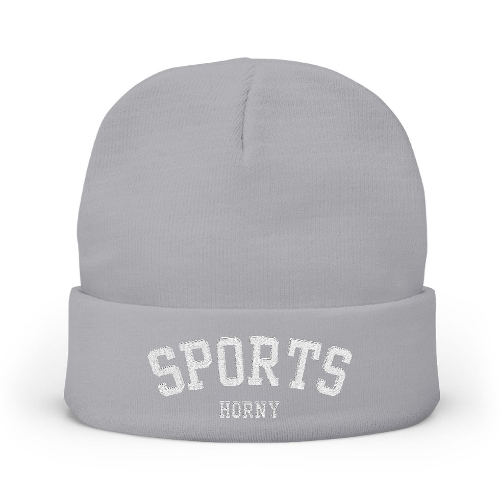 Thumbnail: Sports Horny Game Day Beanie