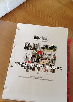 Classeur suivie de chantier