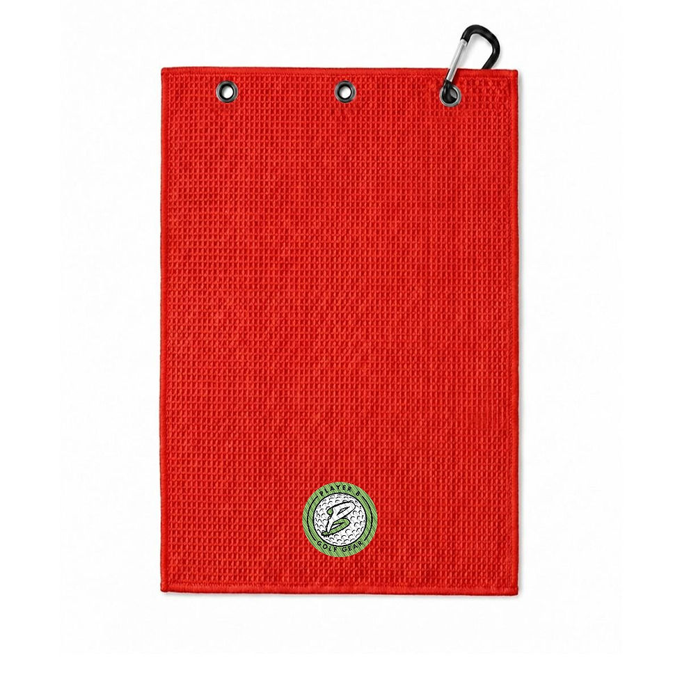 Thumbnail: Player B Embroidery Square Golf Towel（40x60cm）