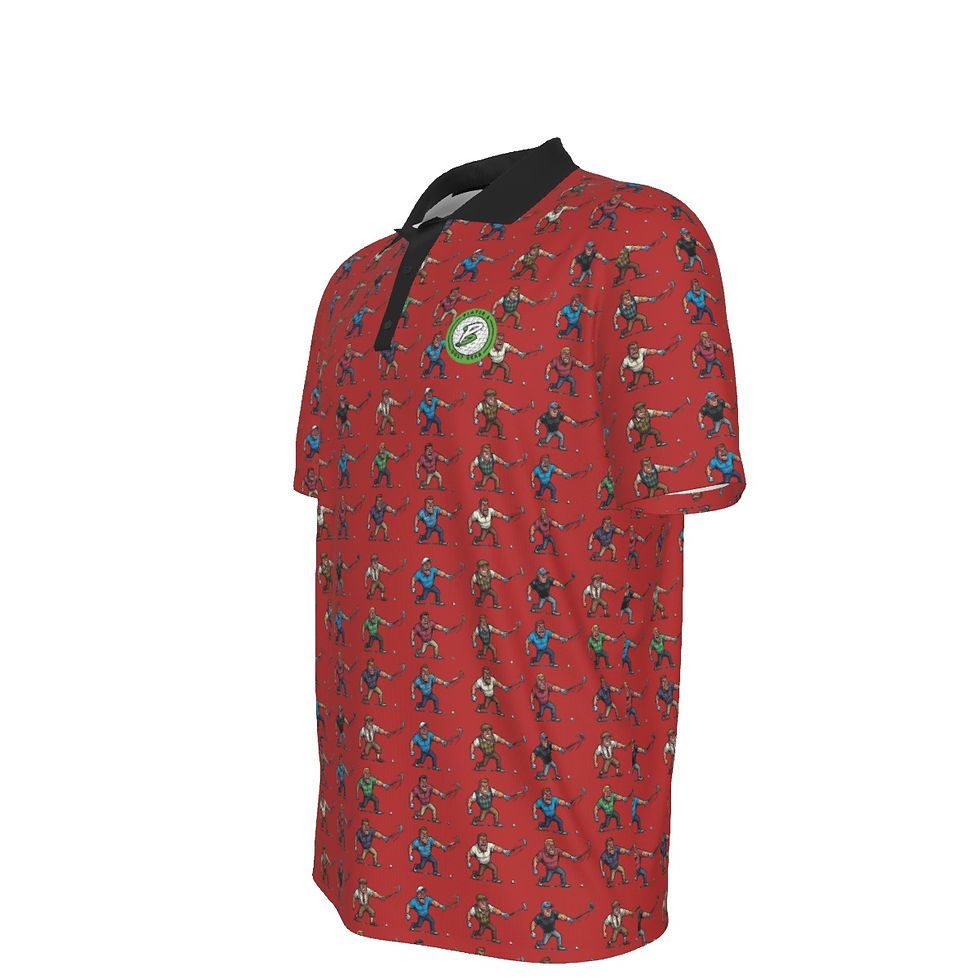 Thumbnail: The Club Thrower Men's Polo Collar
