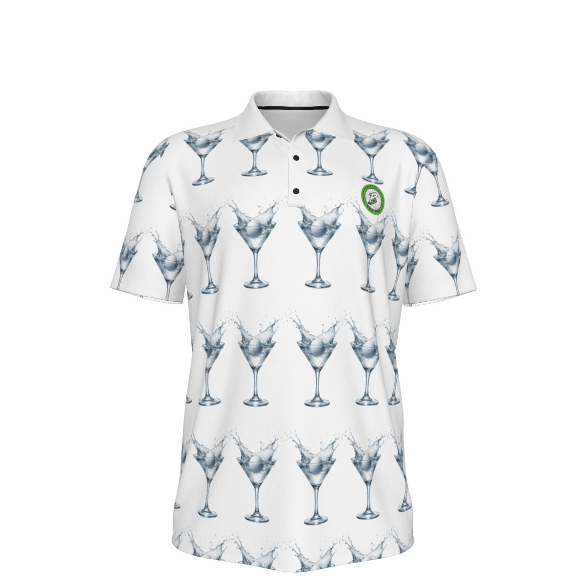 Shaken not Stirred Men's Polo