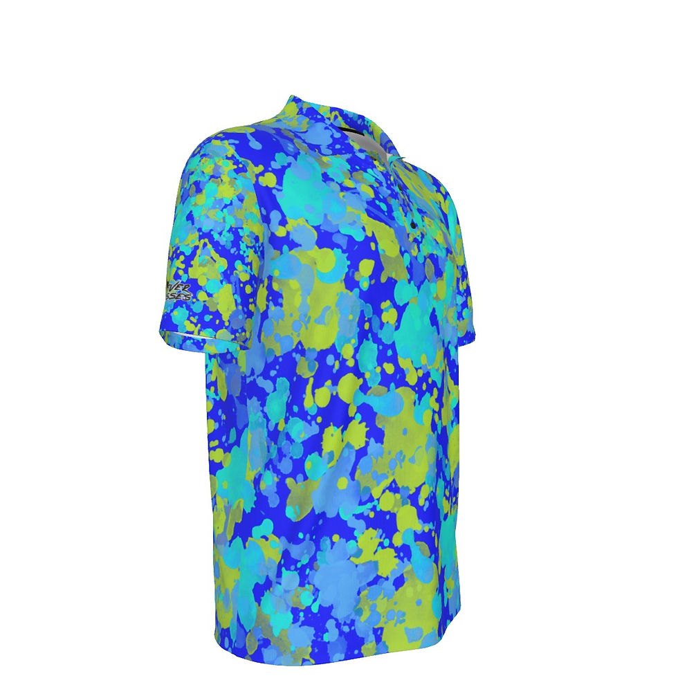 Thumbnail: Blue Splash Men's Polo