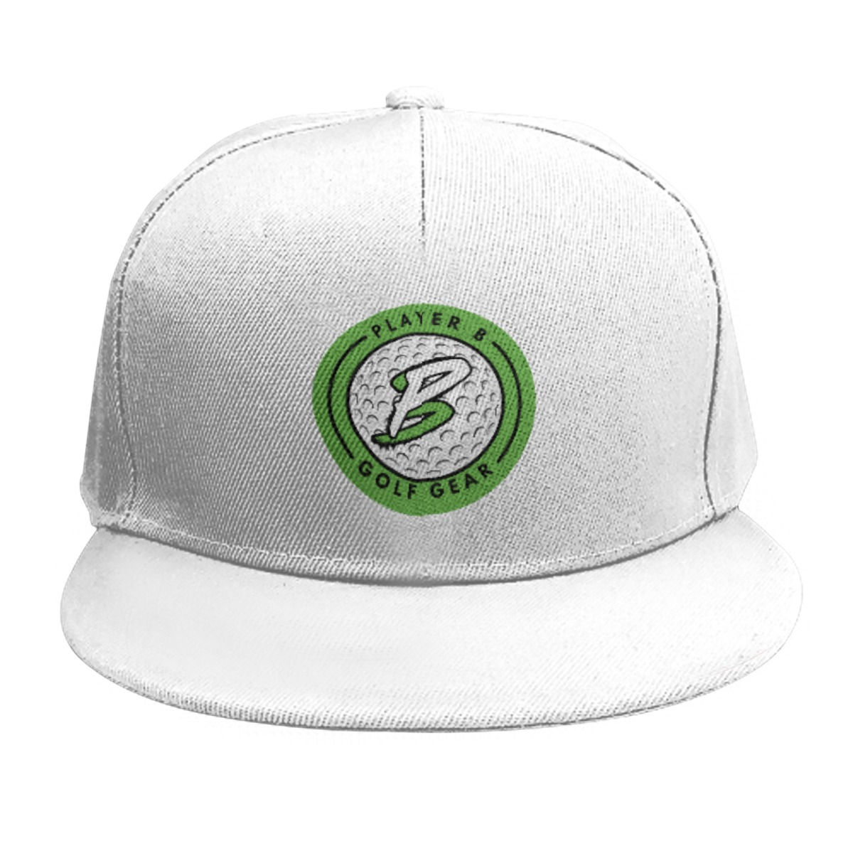 Baseball Cap With Flat Brim