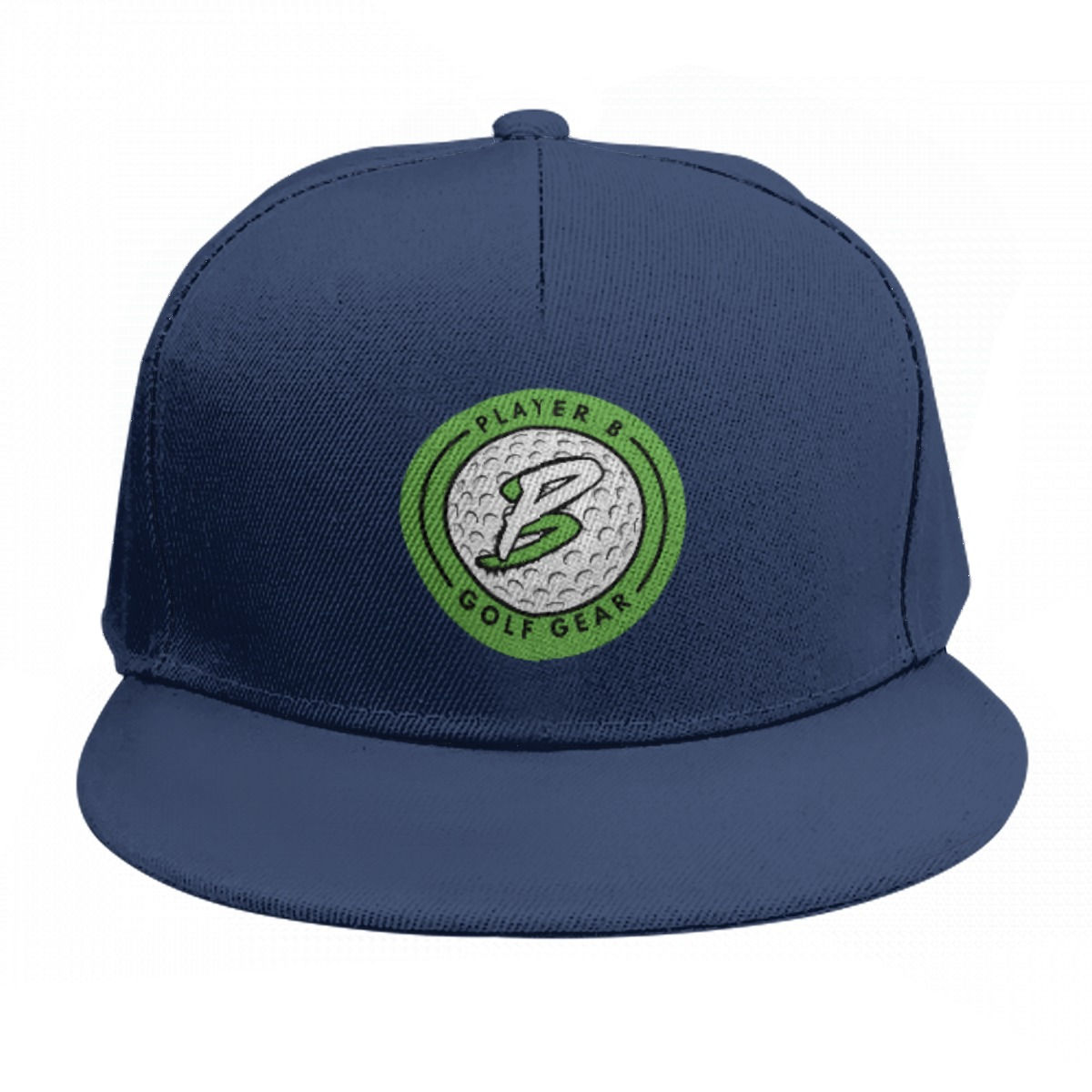 Baseball Cap With Flat Brim