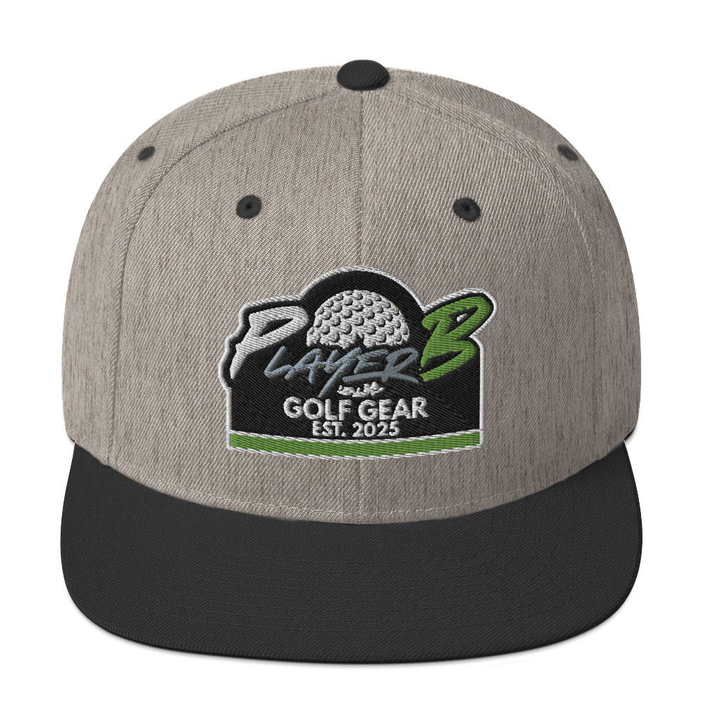 Player B Golf Gear Classic Snapback Hat